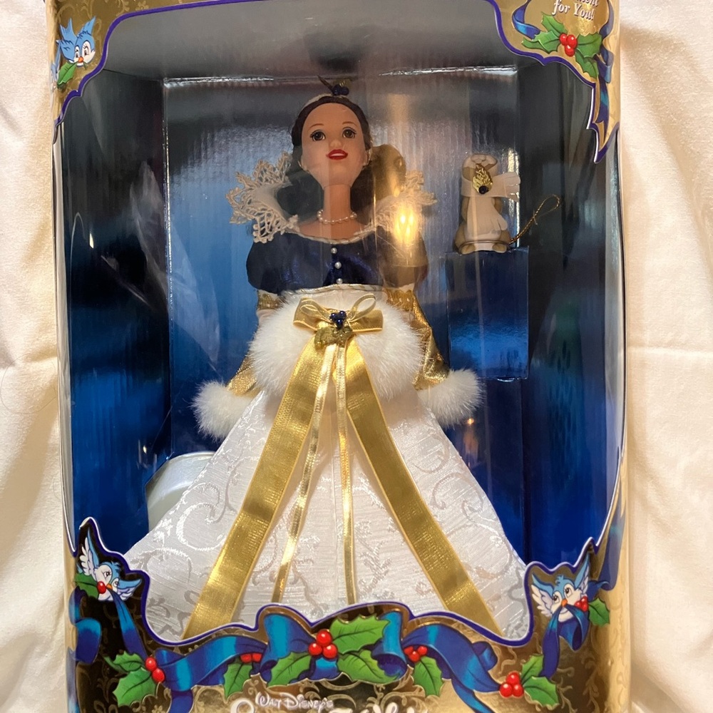 Disney Snow White Doll in Blue and White Gown